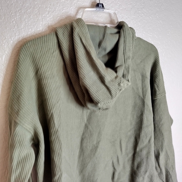 Aerie New Love Corded Cropped Pullover Hoodie sz M - Picture 6 of 8
